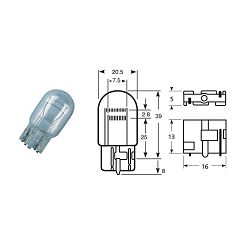 ŽARULJA 12V 21/5W UBODNA W3X16Q
