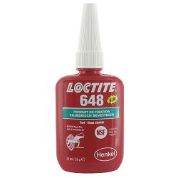 LOCTITE 648 (50ml) ljepilo za pričvršćivanje kliznih ležajeva 33.900 razmak do 0,25 mm