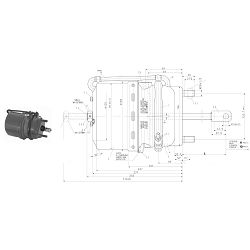 TRISTOP CILINDAR 24/24 - WABCO