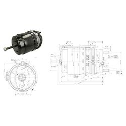 TRISTOP CILINDAR 24/24, 64/64 - WABCO