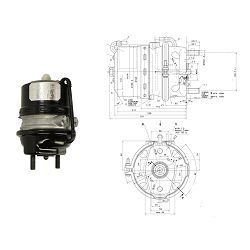 TRISTOP CILINDAR 24/16, 65/45 - WABCO