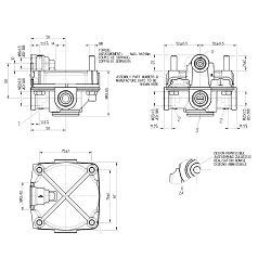 RELEJNI VENTIL - 10 bar M16x1,5/M22xM22