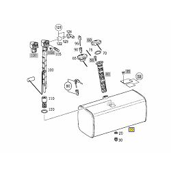 REZRVOAR GORIVA 300L - 945X640x560 - manufacturer SAG