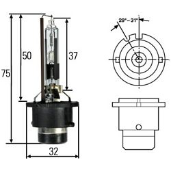 ŽARULJA XENON D2R 35W - HELLA