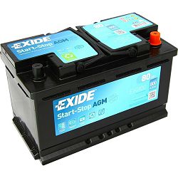 AKUMULATOR EXIDE 80Ah/800A, AGM (D+ Standardni polovi) 315x175x190 