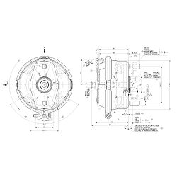 MEMBRANSKI CILINDAR TIP 24, VOLVO FL, M16X1,5, HOD 65mm - WABCO