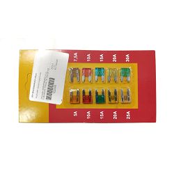 SET MINI OSIGURAČA 10kom (5A, 7.5A, 10A, 15A, 20A, 25A)