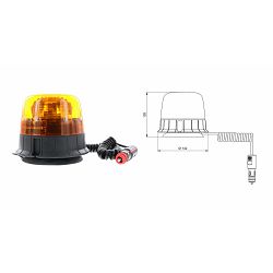 ROTIRKA MAGNETNA 12/24V NARANČASTA 21W - VISINA 128MM, HALOGEN H21 BULB