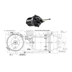 UNIVERZALNI TRISTOP CILINDAR CAM F-36/30 - WABCO