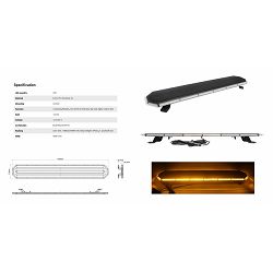 SIGNALNI SUSTAV LED Lightbar, 1528mm R10, R65, 252xLED 