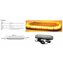 SIGNALNI SUSTAV minibar LED 365x173x47mm, R65, R10, 12/24V, MAGNET