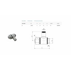 REGULATOR PROTOKA RG053 6 1/4 - L-fitting 