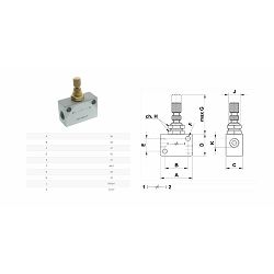 DVOSMJERNI REGULATOR PROTOKA RFB 1/2" - AZ