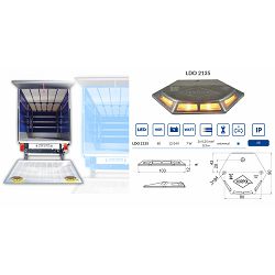 SVIJETLA ZA PODIZNE RAMPE 12/24V LED, ALU KUČIŠTE, OTPORNO NA MEHANIČKE UDRACE