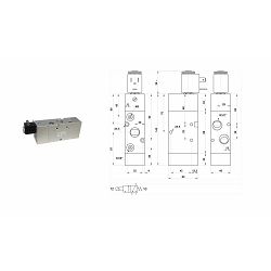 ELEKTROMAGNETNI VENTIL 3/2 1/2" NC - AZ