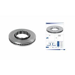 KOČIONI DISK SAF 37/45 FI376 10/10 RUPA - FOMAR