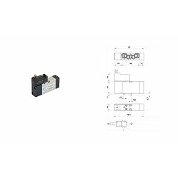 ELEKTROMAGNETNI VENTIL 24V (DC) - AZ PNEUMATICA