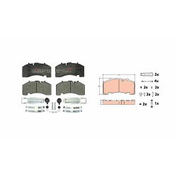 DISK PLOČICE 29171, 29308, BPW ECO MAXX/PLUS, SCHMITZ, KNORR SB4309T - TRW