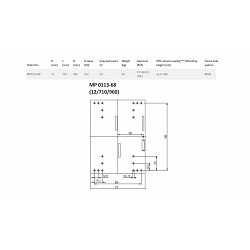 PLOČA SEDLA MAN, 710X960X12, 20t - JOST