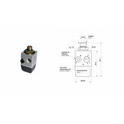 NEPOVRATNI VENTIL G1/8" BISTABIL - AZ PNEUMATICA