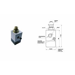 NEPOVRATNI VENTIL G1/4", BIDIRECTIONAL- AZ PNEUMATICA