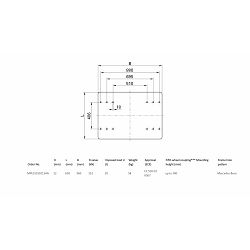 PLOČA SEDLA MERCEDES 20T, 12x650x960 - JOST