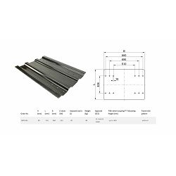 PLOČA SEDLA 960x710x40 - 20t - JOST (sch)