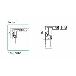 VODILICA CERADE EDSCHA ALU, LIJEVA, H-112,5 - SCHWARZMULLER