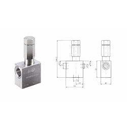 VENTIL OGRANIČENJA PRITISKA 150L/min (130-350 bar), G3/4 - BOSCH REXROTH