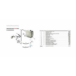 SET HIDRAULIKE PRIKOLICE ZA Schubboden SISTEM (ALUMINIJSKI TANK 200L, 500x636x706, EVO FILTER + PARKER F1 PUMPA)