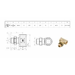 T-KONEKTOR M16x1.5 - WABCO