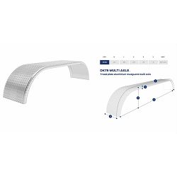 METALNI BLATOBRAN OBLOGA 690x2740x650, ALUMINIJ, MULTI AXLE - DOMAR