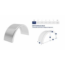 METALNI BLATOBRAN, SINGLE AXLE, 650X2000X1300X630 - DOMAR