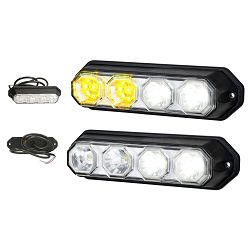 MULTIFUNKCIONALNA PREDNJA LAMPA, 12/24 V, 4XLED, IP68, 147x42x37 mm