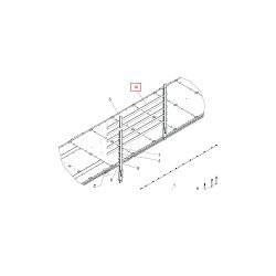 ALUMINIJSKE BOČNE LETVE PRIKOLICE 25X100X3195mm - KRONE