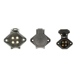 UTIČNICA 4-PIN, Napon 6.0 V/ 12.0 V/ 24.0 V