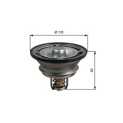 TERMOSTAT 82C Fi70 VOLVO FH/RVI T,C,D,K - VERNET