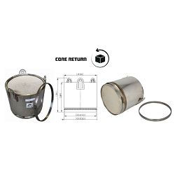 *DPF FILTER SCANIA E6 - DINEX - OLD CORE KAUCIJA 450E*