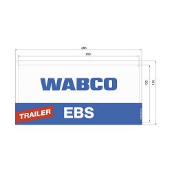 NALJEPNICA EBS TRAILER 265X130 - WABCO