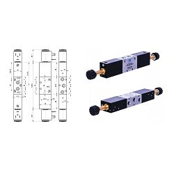 5/3 ELEKTROMAGNETNI VENTIL, G1/8

 - AZ PNEUMATICA