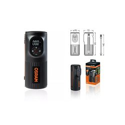 DIGITALNI KOMPAKTNI KOMPRESOR/PUMPA ZA PUMPANJE GUMA/POWERBANK 5200mAh/SVJETILJKA, TYREinflate 2000, 3,7V - 8,3bar
