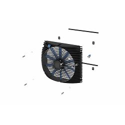 SET VENTAILTOR, USIS, 12V, FI VENT.-385mm, 470X409X130 - ASA