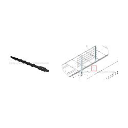 SREDNJI STUP PRIKOLICE, H-2400mm - KRONE