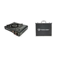 PRIJENOSNI PLINSKI ŠTEDNJAK 2,5 kW (automatic ignition; ceramic burner; in plastic-aluminium suitcase) CAMPING TEKSON
