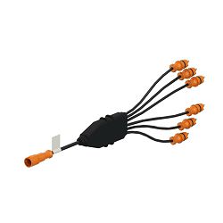 ADAPTER KABEL PRIKOLICE 24V, L-1,3m, 6x 2-pol and 1x 3-pol - WABCO