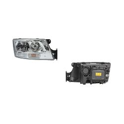 FAR DESNI, 2 X LED/D1R/H7/PY21W, 24V, MAN TGS, TGX, EURO 6 - ZKW
