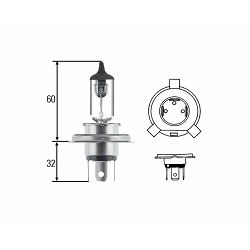 ŽARULJA H4 24V 75/70W P43t HD