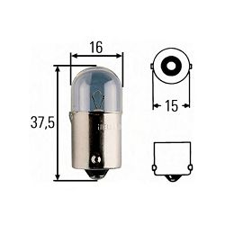 ŽARULJA 24V5W BA15S, R5W - STANDARD