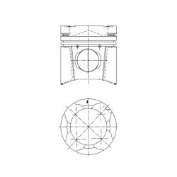 KLIP MOTORA MAN D2876, LF03-07 F/TGA E2/3, Fi128, 97r 