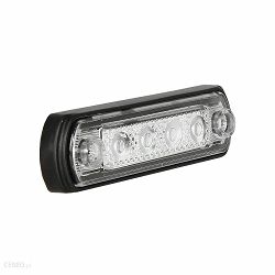 GABARITNA LAMPA BIJELA 12/24V, L=D, MERCEDES, MAN F/M90/L/F2000/TGA/TGS/TGX - 4xLED, 100X26